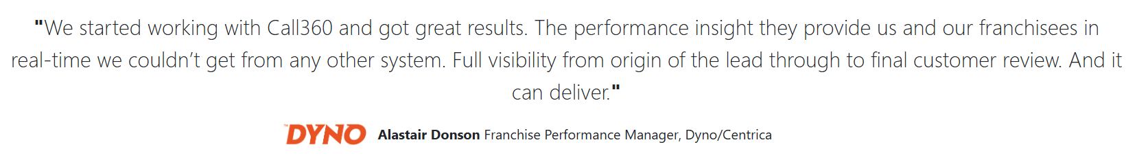 Testimonial Testimonial